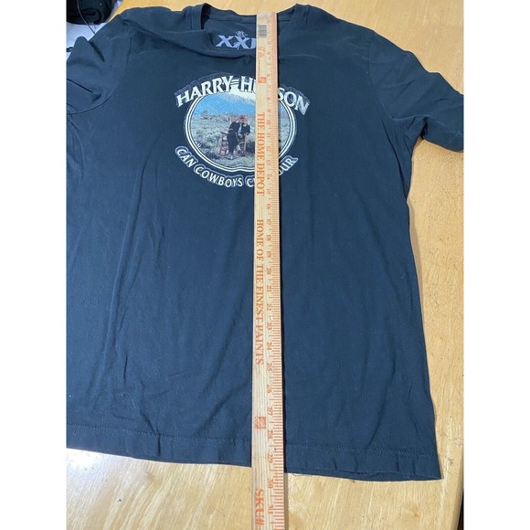 Harry Hudson Can Cowboys Cry Tour Black Concert Shirt Mens Size XXL 22.5pit2pit - Picture 7 of 7